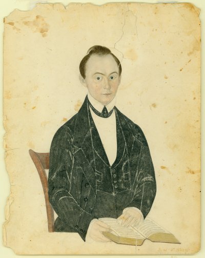 Watercolor Portrait of Dr. Benjamin F. Sharp by Unknown